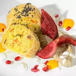 Gericht im Restaurant Sommerbergblick im Wellnesshotel Rothfuss in Bad Wildbad